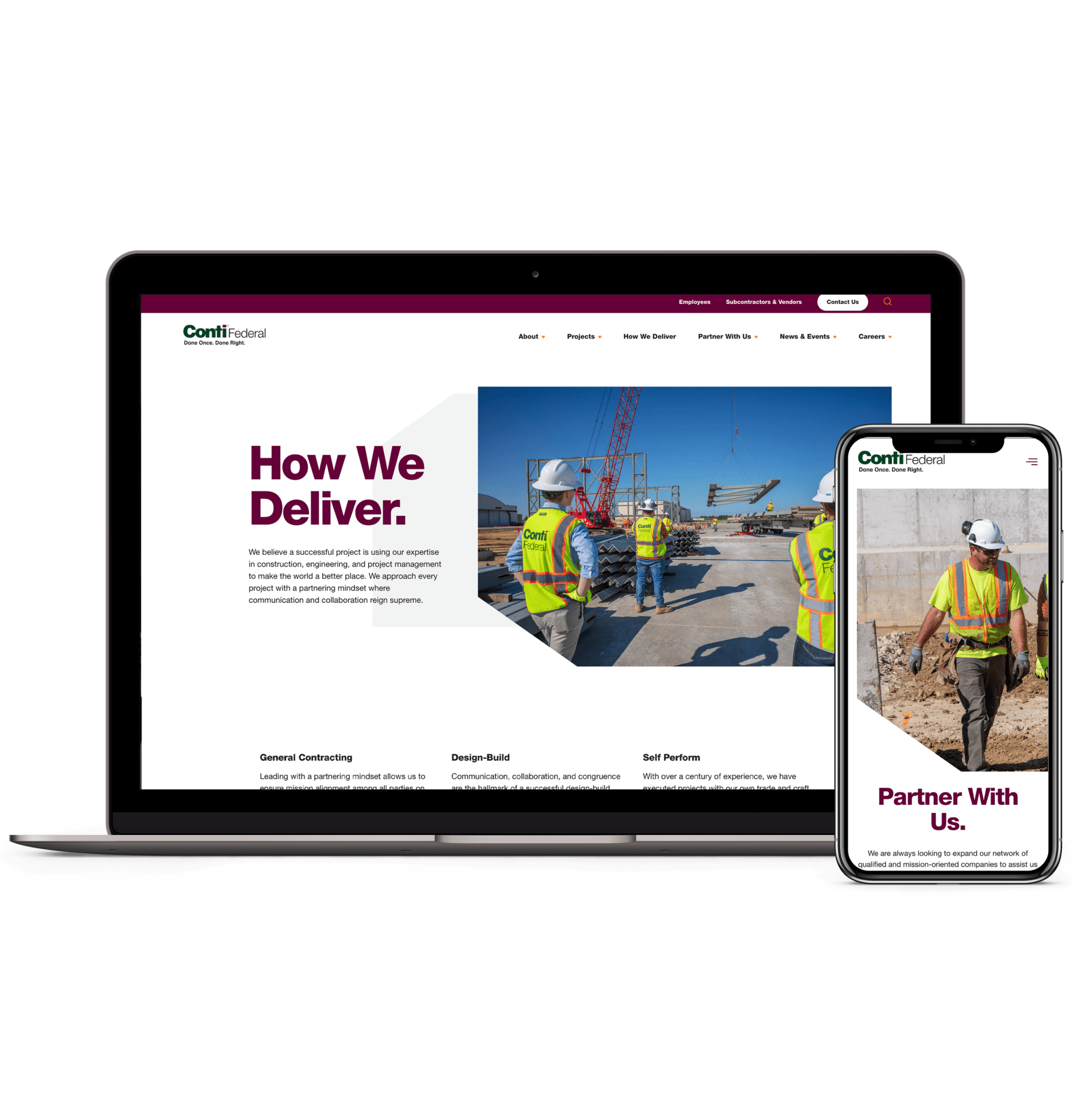 Construction Website Case Study